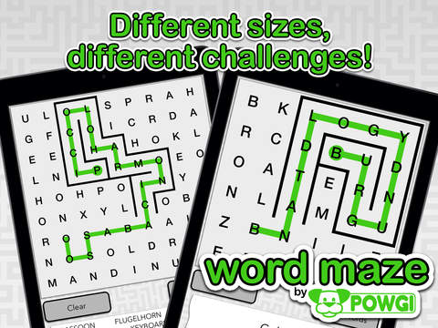 【免費遊戲App】Word Maze by POWGI-APP點子