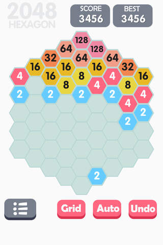 2048 (hexagon) screenshot 4