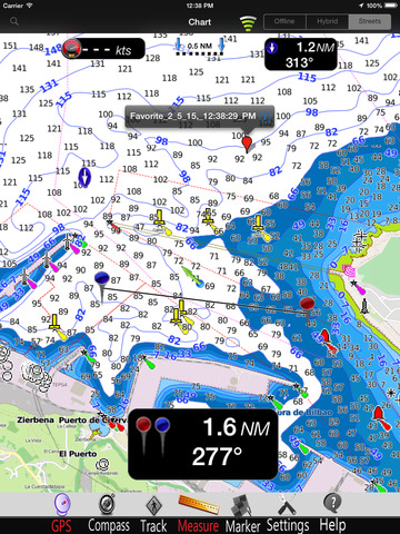 Euskadi GPS Nautical charts pro