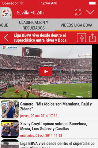 24h News for Sevilla FC screenshot 2