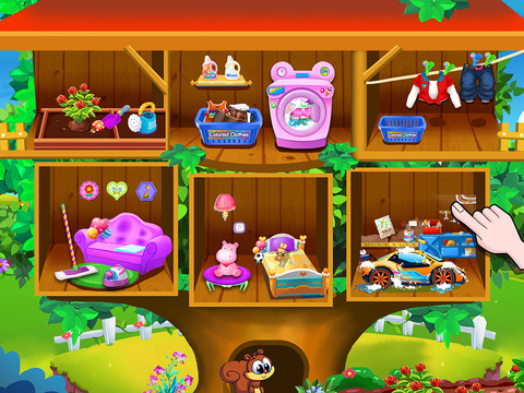 【免費遊戲App】Treehouse Kids! Little Play House Game-APP點子