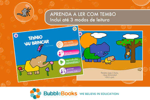 Tembo sale a jugar. Libro interactivo infantil. Juego de puzzle. Aprende inglés y más idiomas con Tembo, una genial app educativa screenshot 3