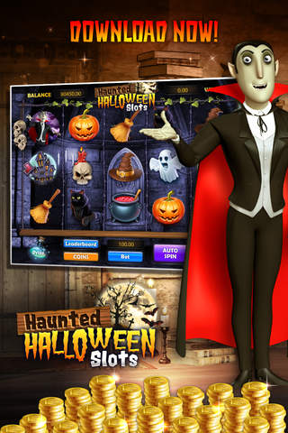Haunted Halloween Slots : Hit the Jackpot with Free Lucky Casino Slot Machine Game screenshot 4