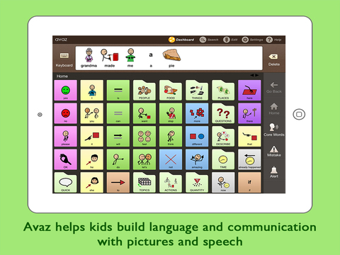 Avaz Together VPP Edition The Picture Communication App for Children with Autism featuring AAC Train