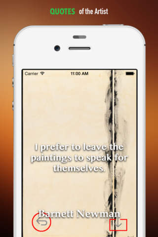 Barnett Newman Paintings HD Wallpaper and His Inspirational Quotes Backgrounds Creator screenshot 4