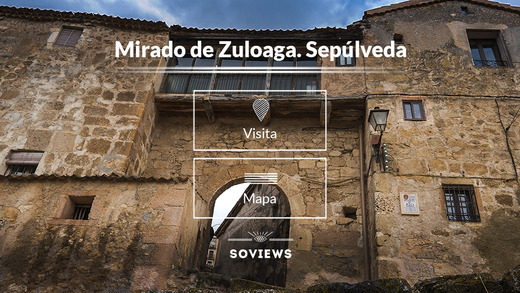 Mirador de Zuloaga en Sepulveda. Segovia