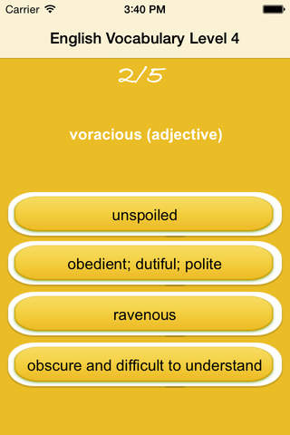 English Vocabulary Level 4 Quiz-Word Search Trivia screenshot 4