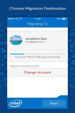 Intel® Easy Migration screenshot 2