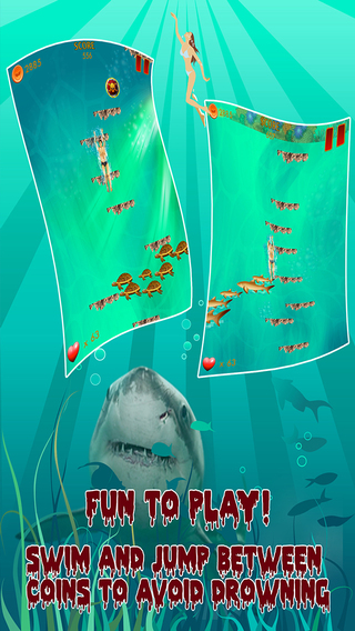`` Mega Dive with Shark by Night - Evolution game between hungry fish