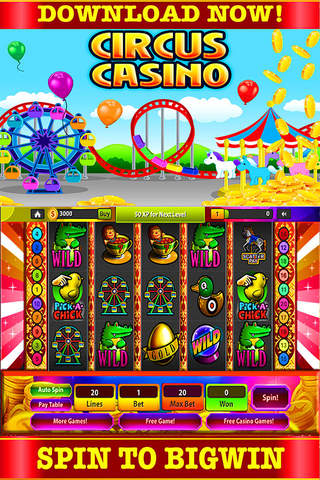 Circus Slots: Las VeGas Casino Games Slots Machines Free!! screenshot 2