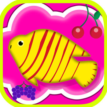 Amazing Fruity Fish Free -  Golden fishing Tanked Aquarium under water in the colorful sea game 遊戲 App LOGO-APP開箱王