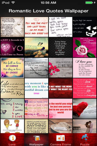 Romantic Love Quotes Wallpaper & Love Frames screenshot 3