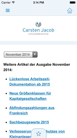 【免費商業App】Carsten Jacob Steuerberater-APP點子