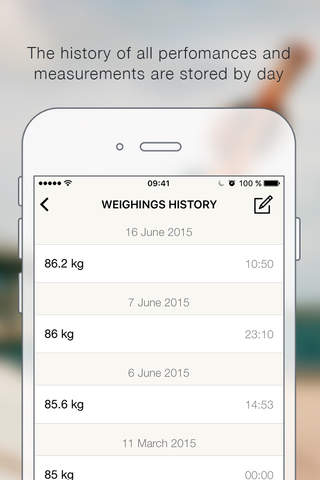 Трекер веса и анализ тела (вес, ИМТ, вода, жировая масса) screenshot 3