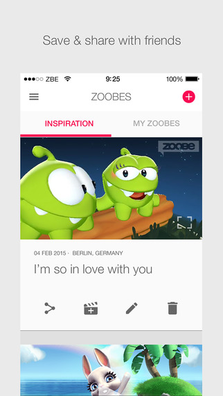 【免費娛樂App】Zoobe - record and send animated video messages-APP點子