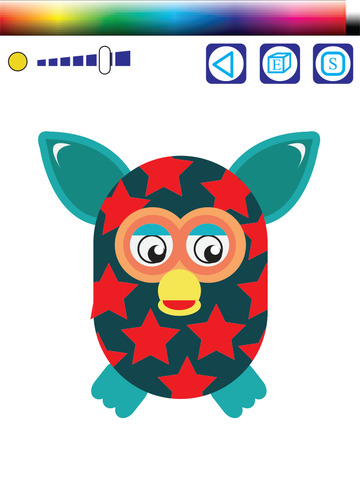 【免費教育App】Coloring Book for Furby - finger painting version-APP點子