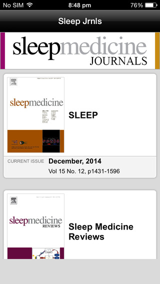 【免費醫療App】Sleep Medicine Journals-APP點子