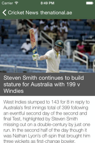 International Cricket News screenshot 2