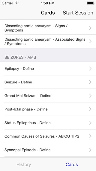 【免費教育App】EMS Flashcards - Medical Signs and Symptoms-APP點子