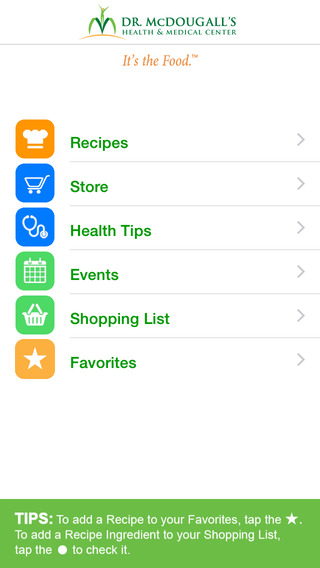【免費生活App】Dr. McDougall Mobile Cookbook-APP點子