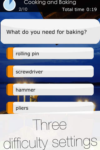 Yummy World of Food - Quiz Game: Questions & answers about recipes, cooking and baking screenshot 3