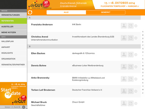 deGUT – Deutsche Gründer- und Unternehmertage screenshot 2