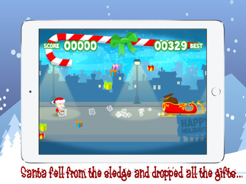 【免費遊戲App】Christmas Run (Santa's sleigh fell, so help him pickup presents and save Christmas!)-APP點子