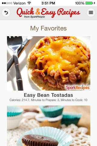 Quick & Easy Recipes from SparkPeople screenshot 2