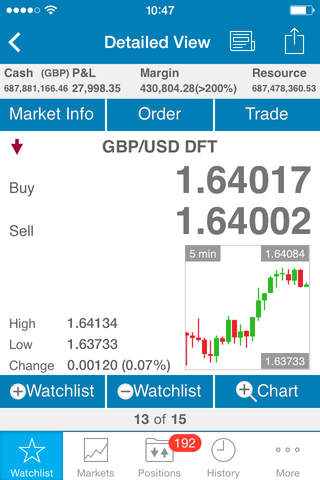 Barclays CFD&FST Trader screenshot 4