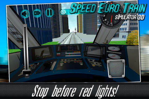Speed Euro Train Simulator 3D screenshot 3