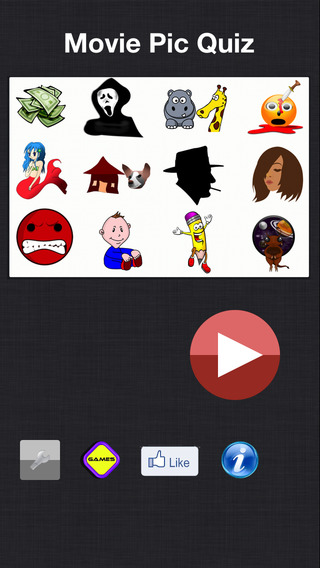 Movie Pic Quiz - Guess the Emoji Movie Words