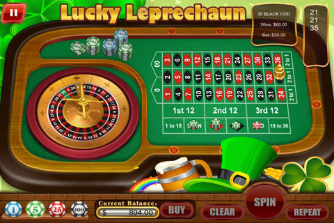 Amazing Lucky Leprechaun Crack the Jackpot Fortune with Big Bingo Roulette Casino Free screenshot 2