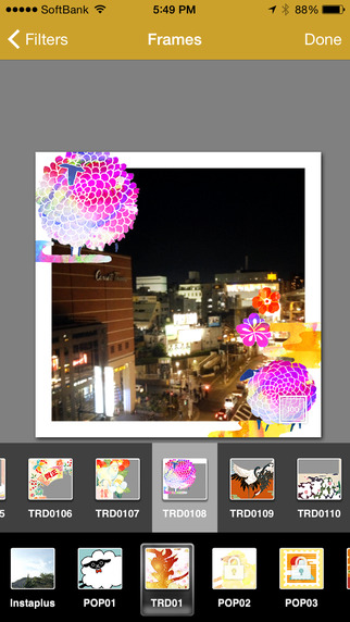 【免費攝影App】InstaplusAS - Japanese Greeting Nenga Card Camera 2015 version / 100 Frames / Social posting-APP點子