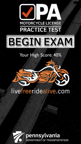 PA Motorcycle License Practice Test