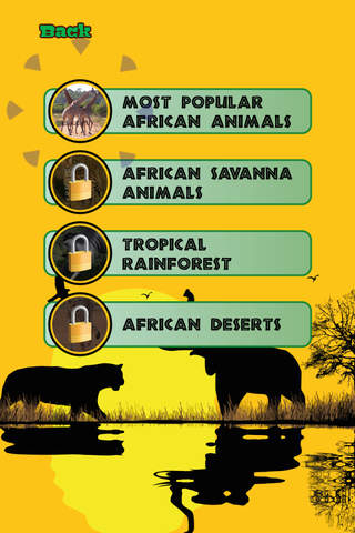 African Animals: Puzzles with all African Animals screenshot 4