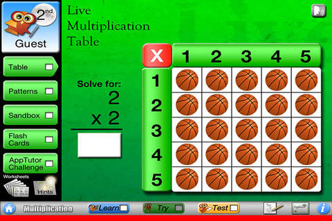 AppTutor Grade 2 Multiplication (G2M) screenshot 4