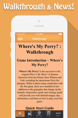Guide For Where's My Perry? screenshot 4