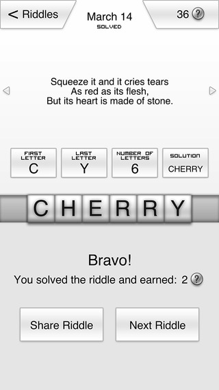 【免費遊戲App】Another Year of Riddles-APP點子