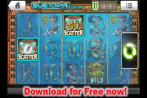 Subtopia - Endvertex the mystery of Atlantis with the Slot Machine of Netent screenshot 3
