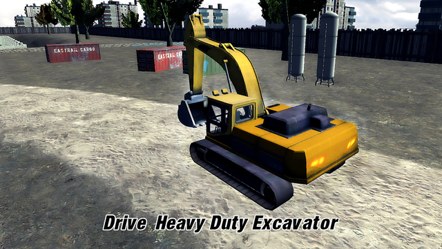 Sand Excavator – Heavy Duty Digger machine Construction Crane Dump Truck Loader 3D Simulator Game