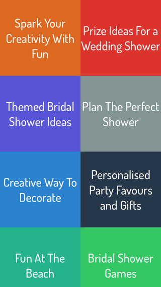 Bridal Shower Ideas
