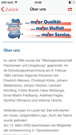 【免費社交App】Gewerbeverein Flachsmeer-APP點子