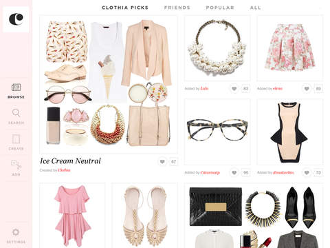 Clothia Closet & Stylist - create trendy looks and shop clothes by outfits screenshot 3