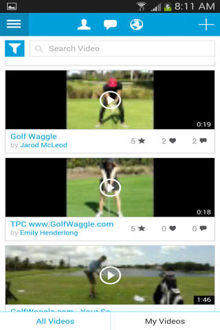 Golf Waggle for iPhone screenshot 3