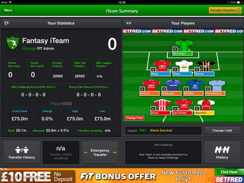 【免費運動App】Fantasy iTeam for iPad-APP點子