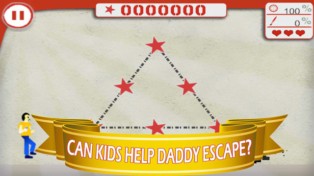 【免費教育App】Can Dad Escape? Come On Hero Kids - Shape Learning Game for Children-APP點子