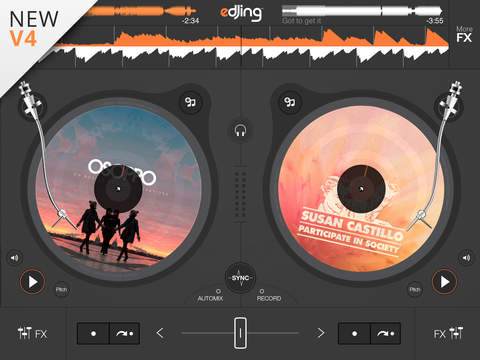 【免費新聞App】edjing - dj turntables songs mixer-APP點子