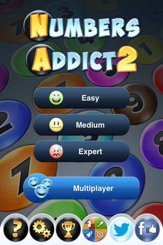 Numbers Addict 2 Candy Splash HD for iPhone, iPad & iPod Touch - Bubble Puzzle Brain & Mind IQ Challenge screenshot 4