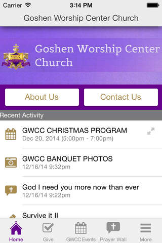 Goshen Worship Center Church screenshot 2