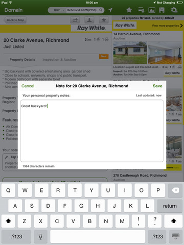 Domain Real Estate and Property for iPad screenshot 3